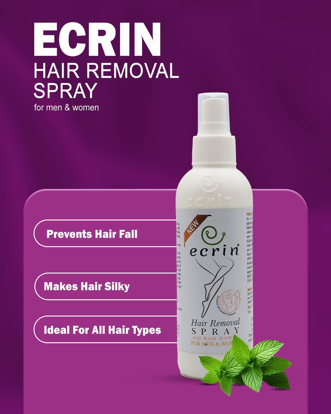 Ecrin Hair Removal Spray